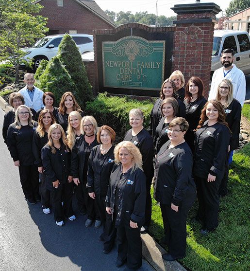 The dentists and staff of Newport Family Dental Care