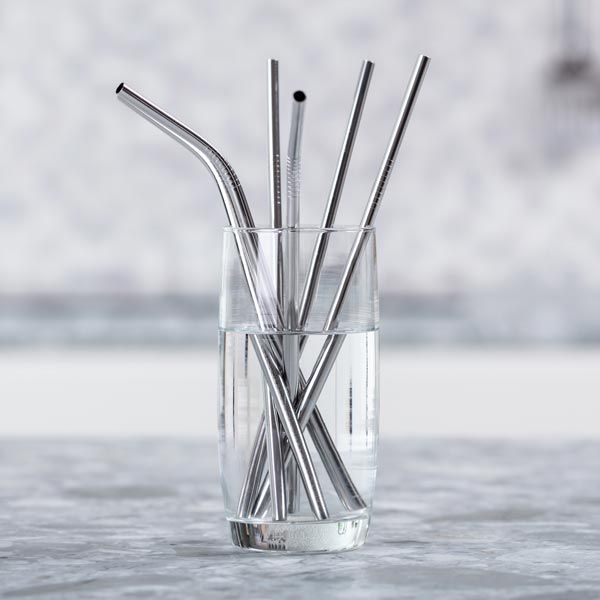 Metal drinking straws